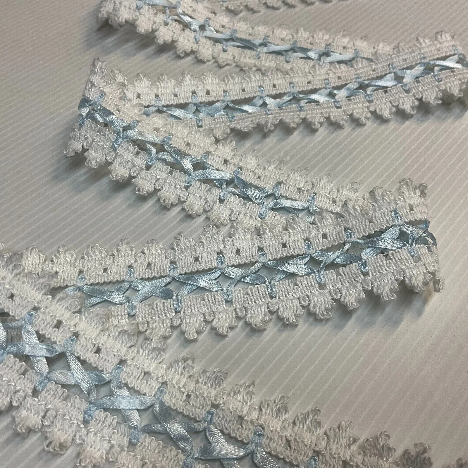 35mm wide Ribbon Lace trimming edging border M1720