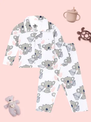 Baby and Kids Pajama Nightsuit Set - Baby Koala