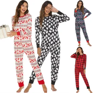 Christmas Pajamas Matching Family Pyjamas Homewear Suit Pajamas