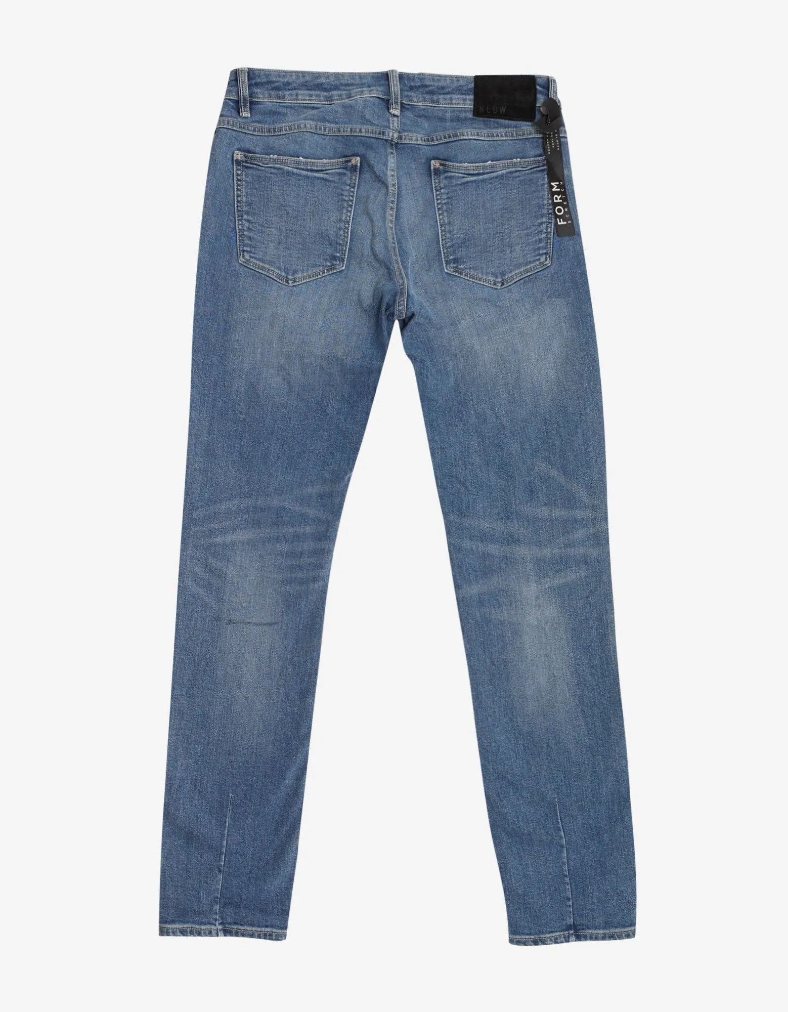 Iggy Skinny Train Distressed Blue Jeans