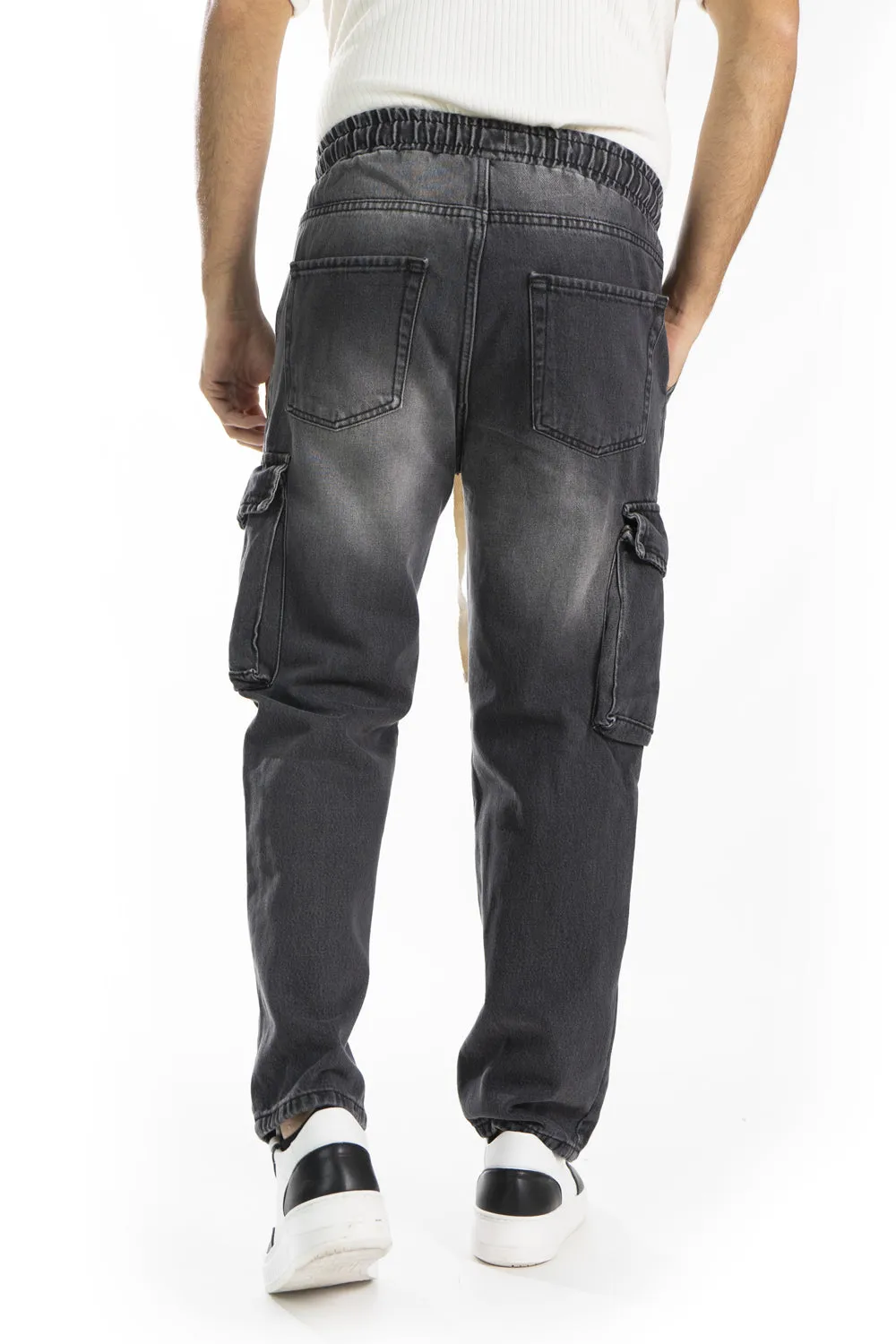 Jeans Uomo Cargo Vita Jogger Con tasconi Art. Js412