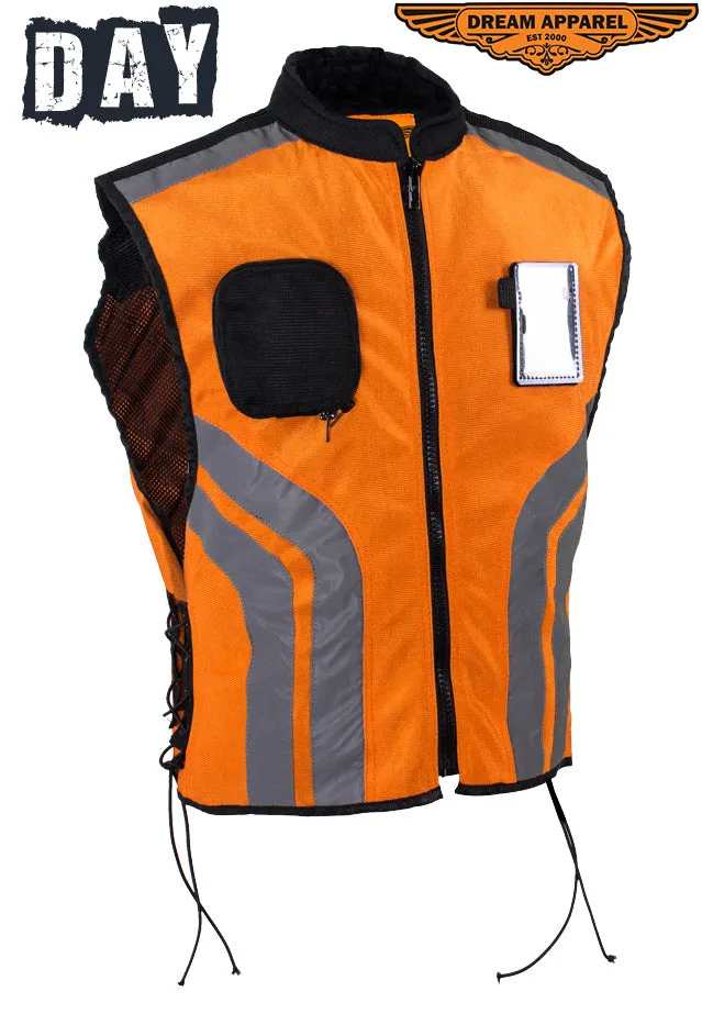 Mens Light Weight Reflective Vest