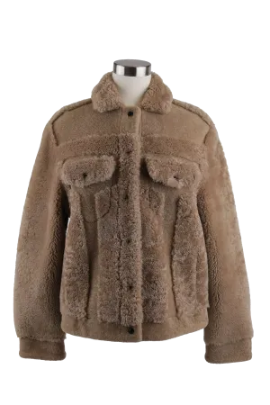 Shearling Leather Lined Jacket