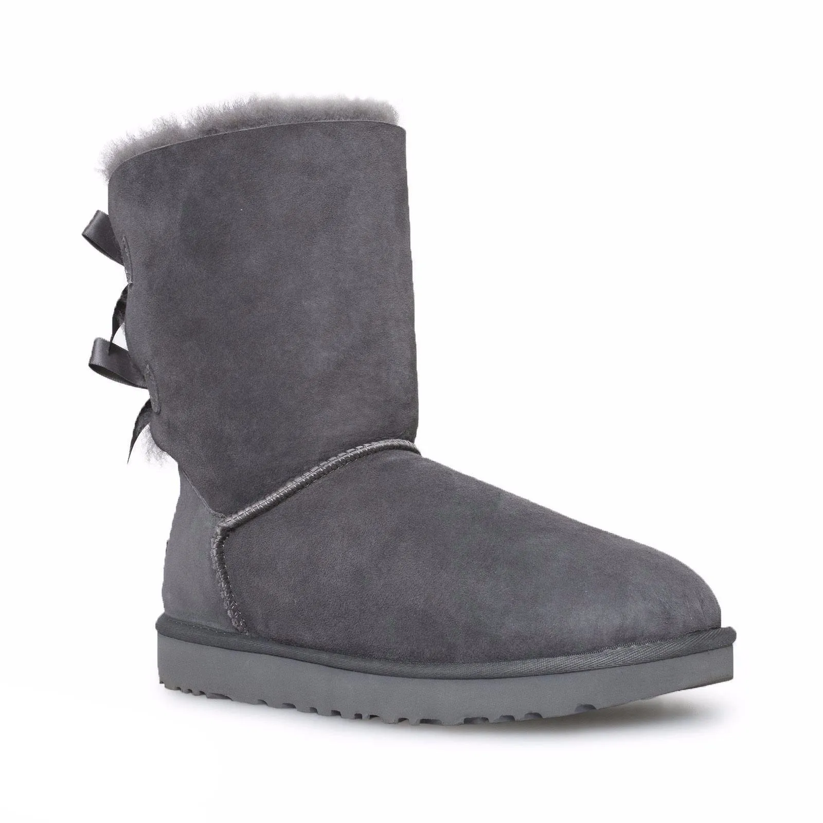 UGG Bailey Bow II Grey Boots - Women's