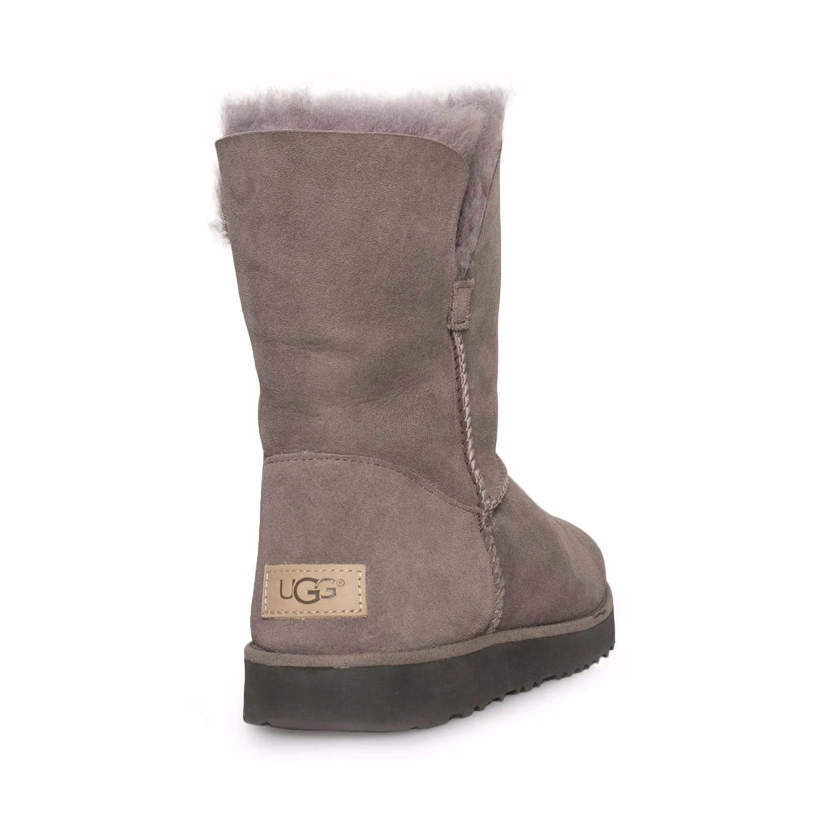 UGG Classic Cuff Short Stormy Grey Boots