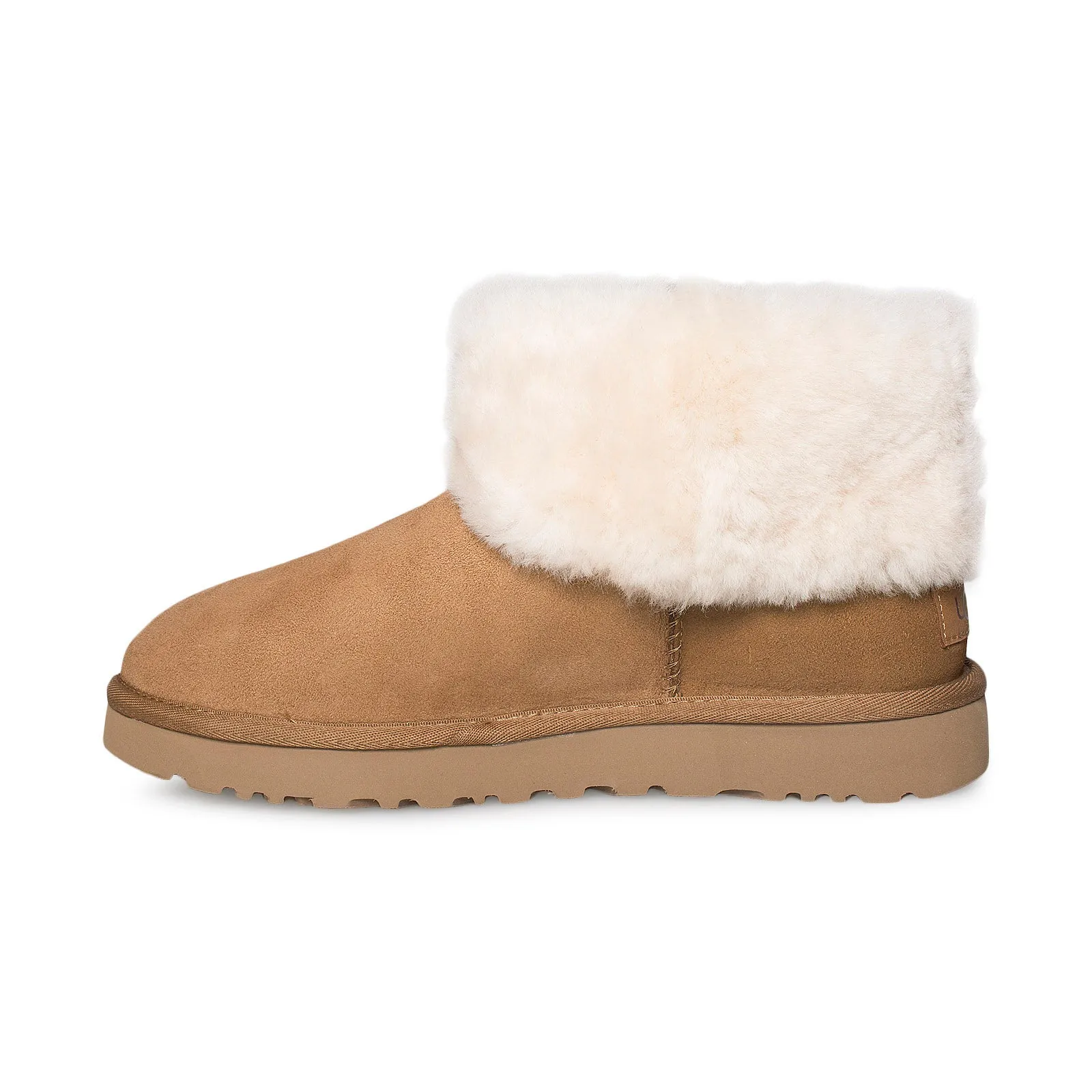 UGG Classic Mini Fluff Chestnut Boots - Women's