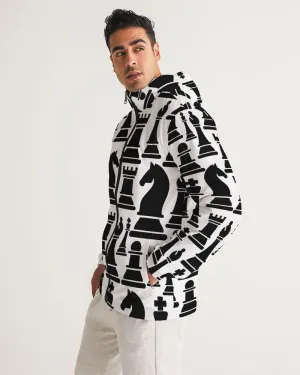 Uniquely You Mens Windbreaker Jacket / Chess Print