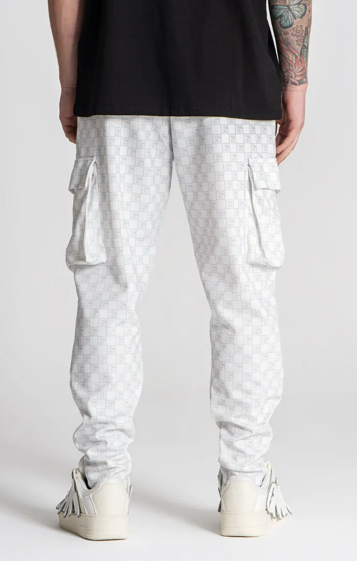 White Clone Cargo Pants