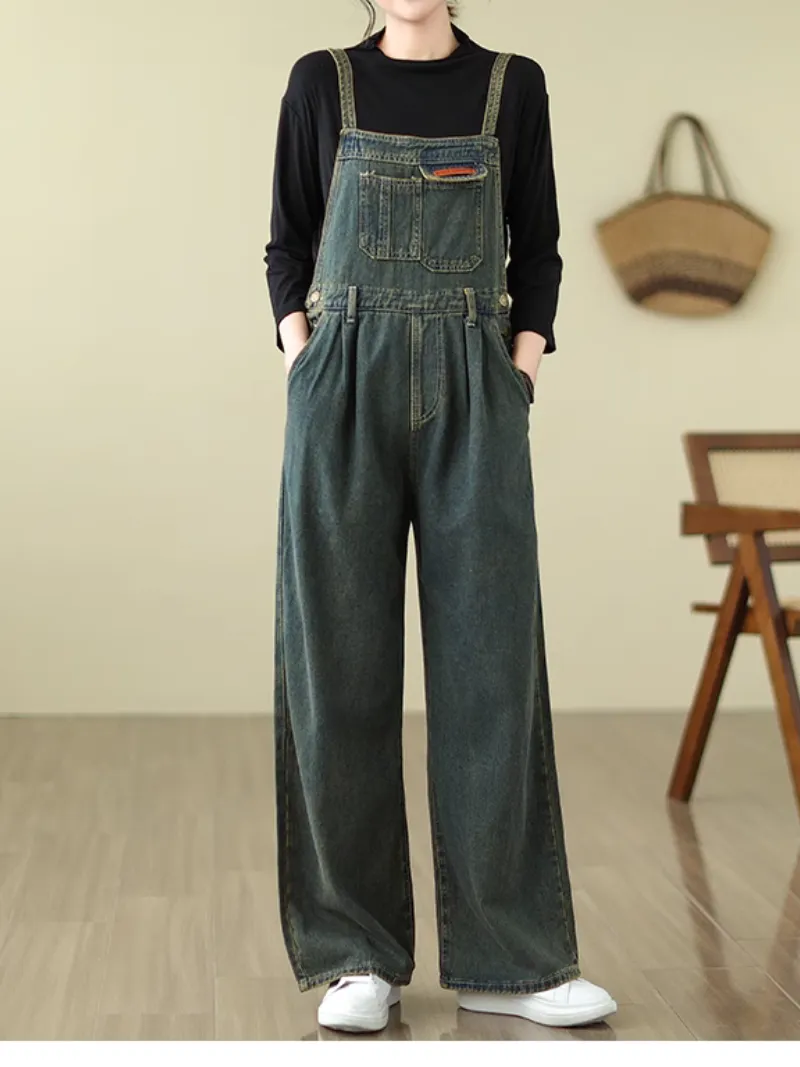 Women's Summer Boho Bliss Long Overalls Dungarees