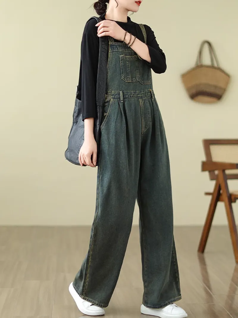 Women's Summer Boho Bliss Long Overalls Dungarees