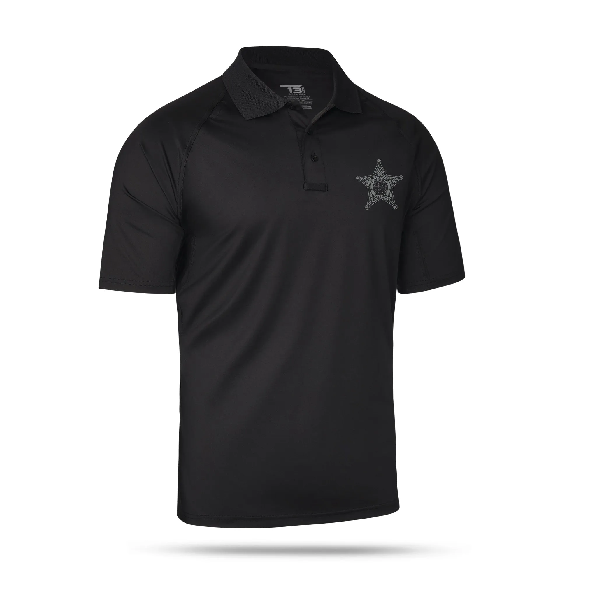 [YOUR AGENCY] POLICE 13 Fifty Apparel Performance Polo