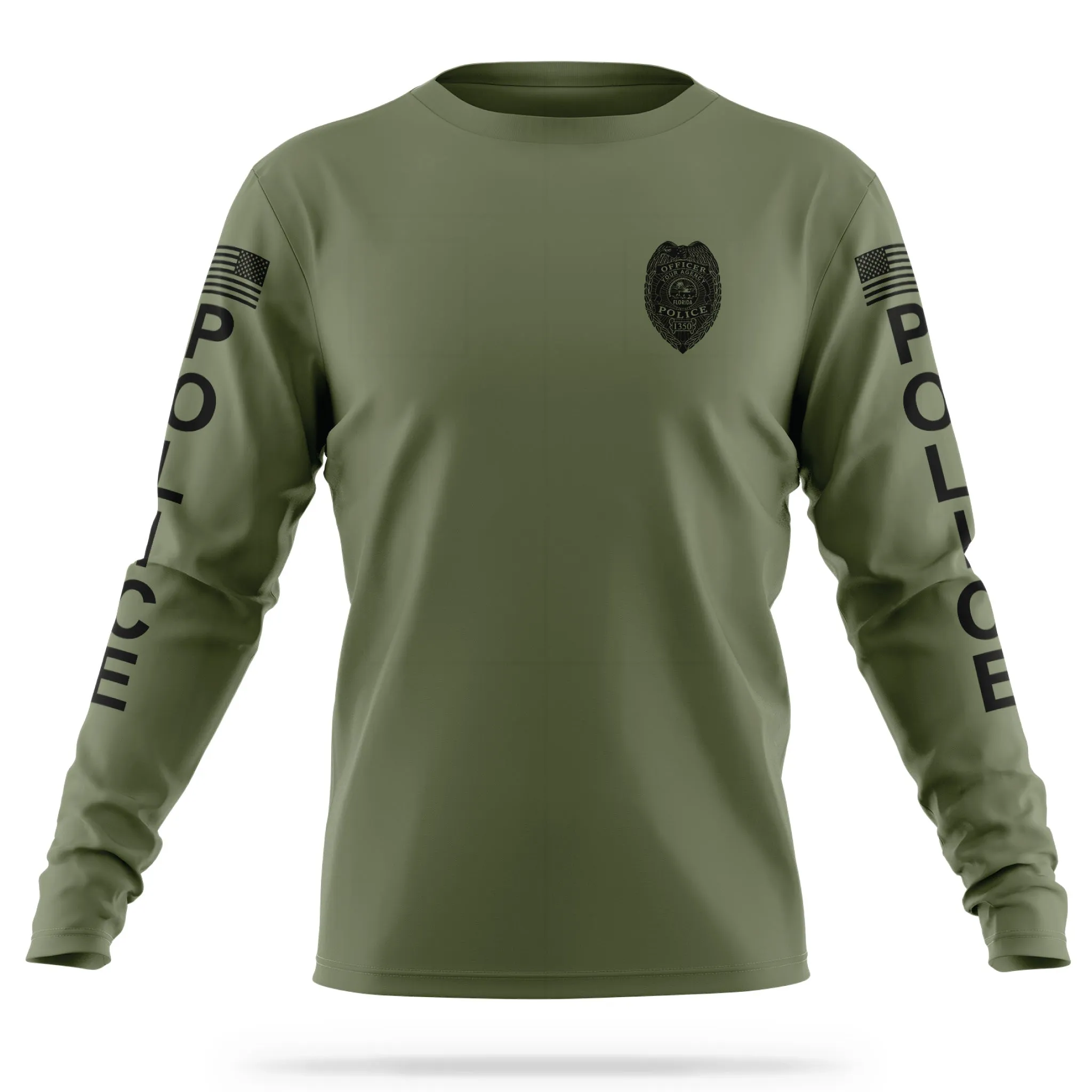 [YOUR AGENCY] POLICE Utility Long Sleeve Shirts