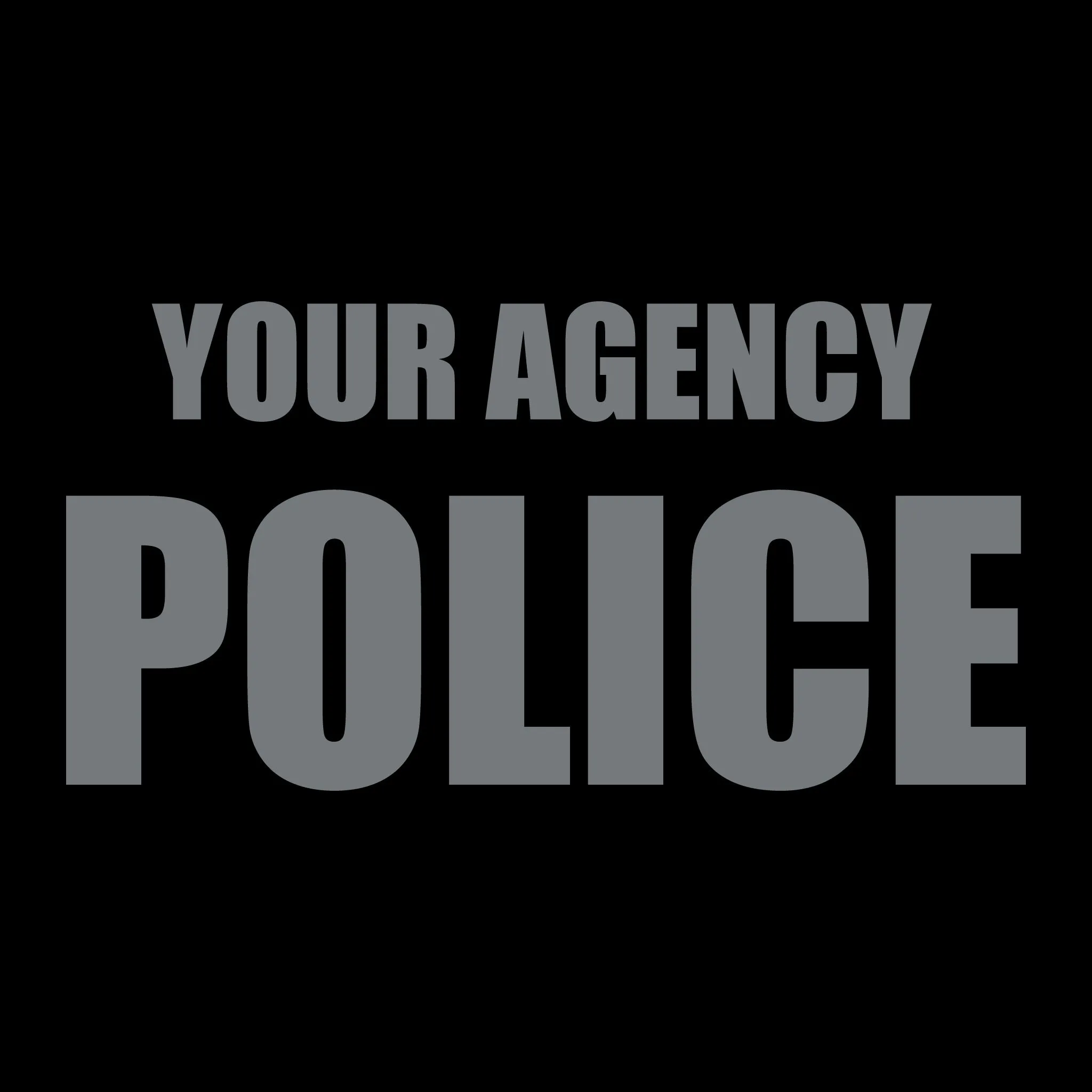 [YOUR AGENCY] POLICE Utility Long Sleeve Shirts