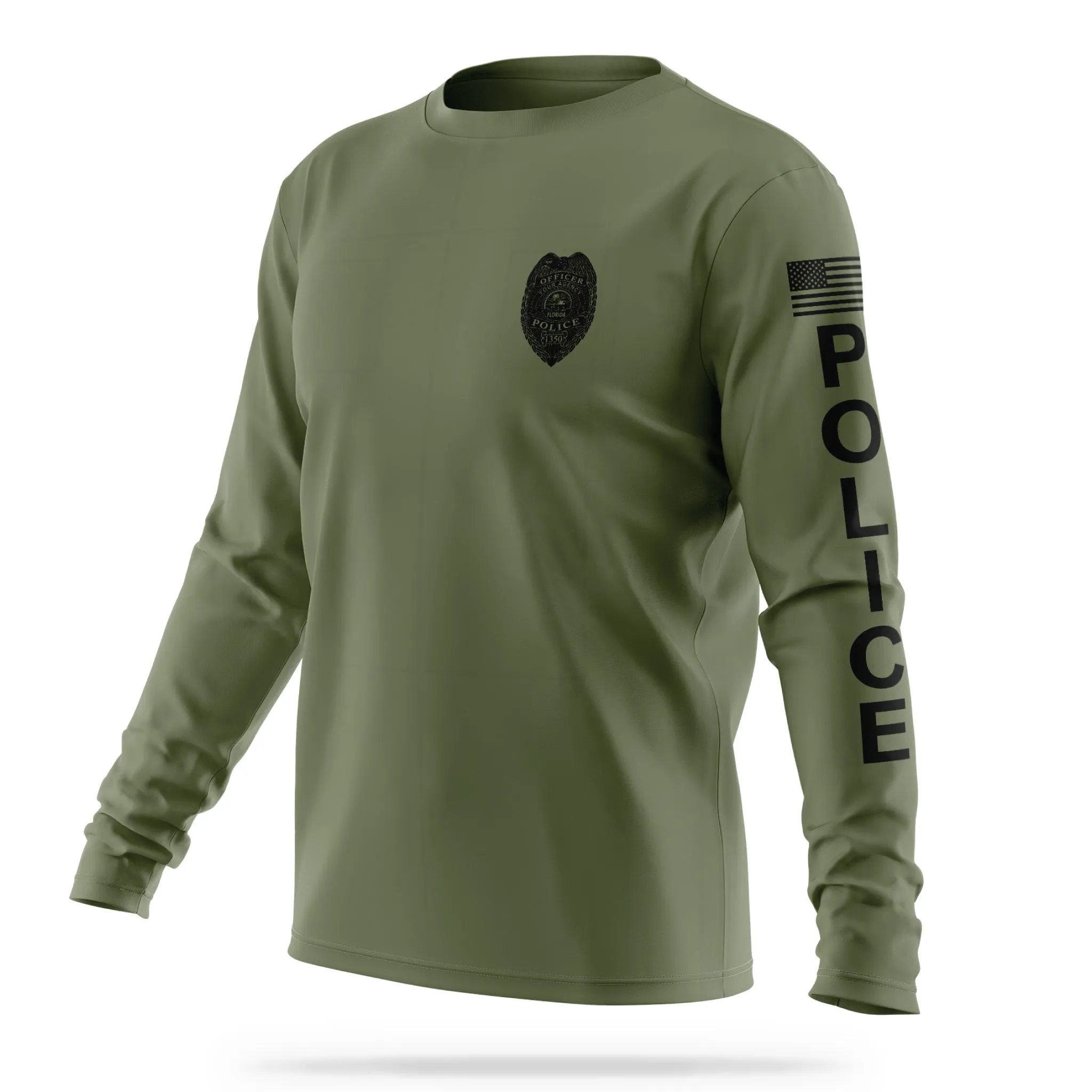 [YOUR AGENCY] POLICE Utility Long Sleeve Shirts