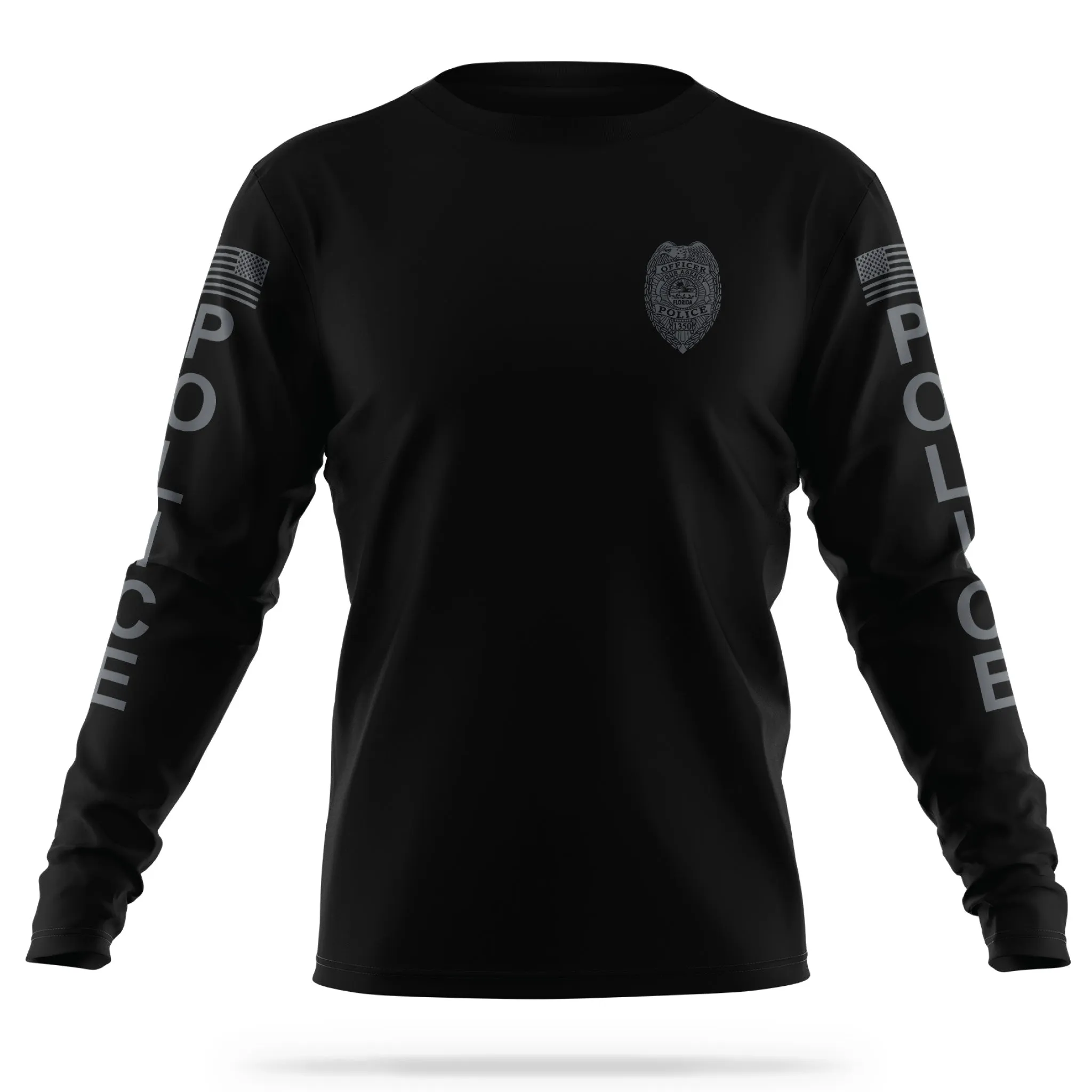 [YOUR AGENCY] POLICE Utility Long Sleeve Shirts