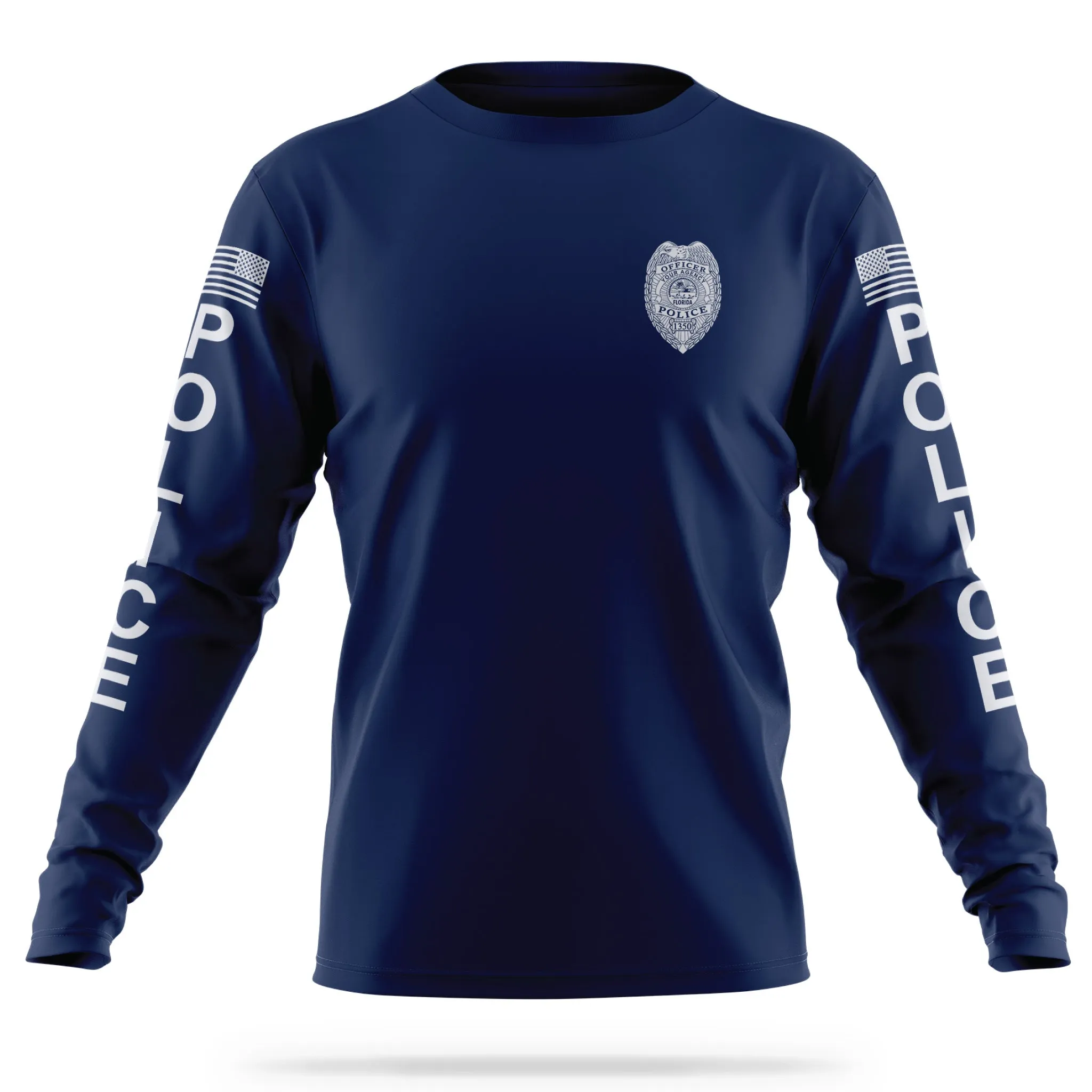 [YOUR AGENCY] POLICE Utility Long Sleeve Shirts