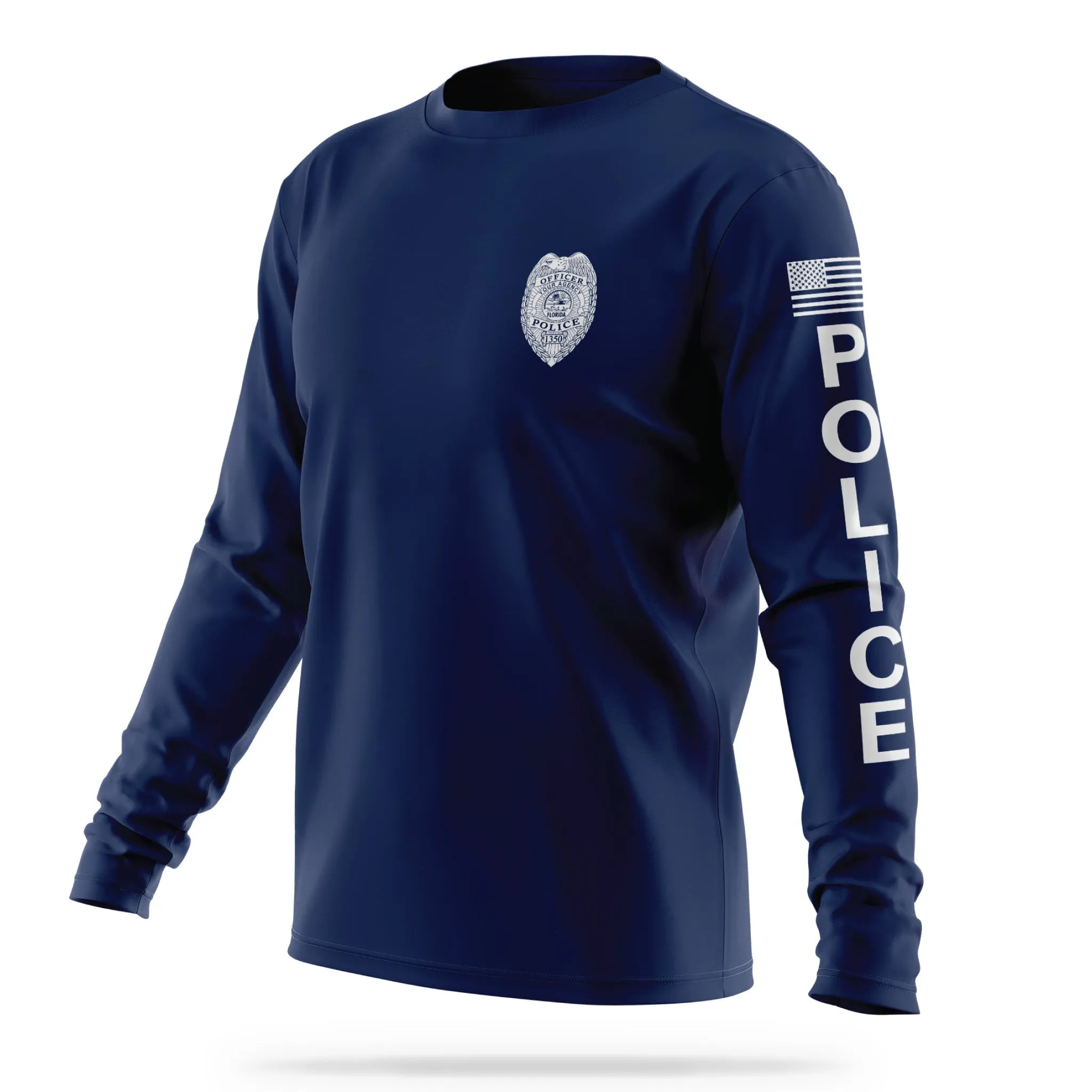 [YOUR AGENCY] POLICE Utility Long Sleeve Shirts